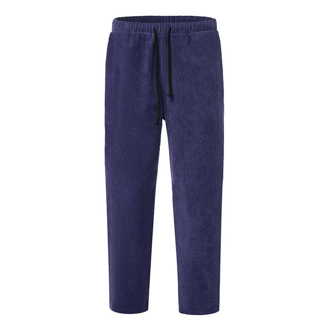Men’s Winter Corduroy Jogger Pants – Streetwear Style