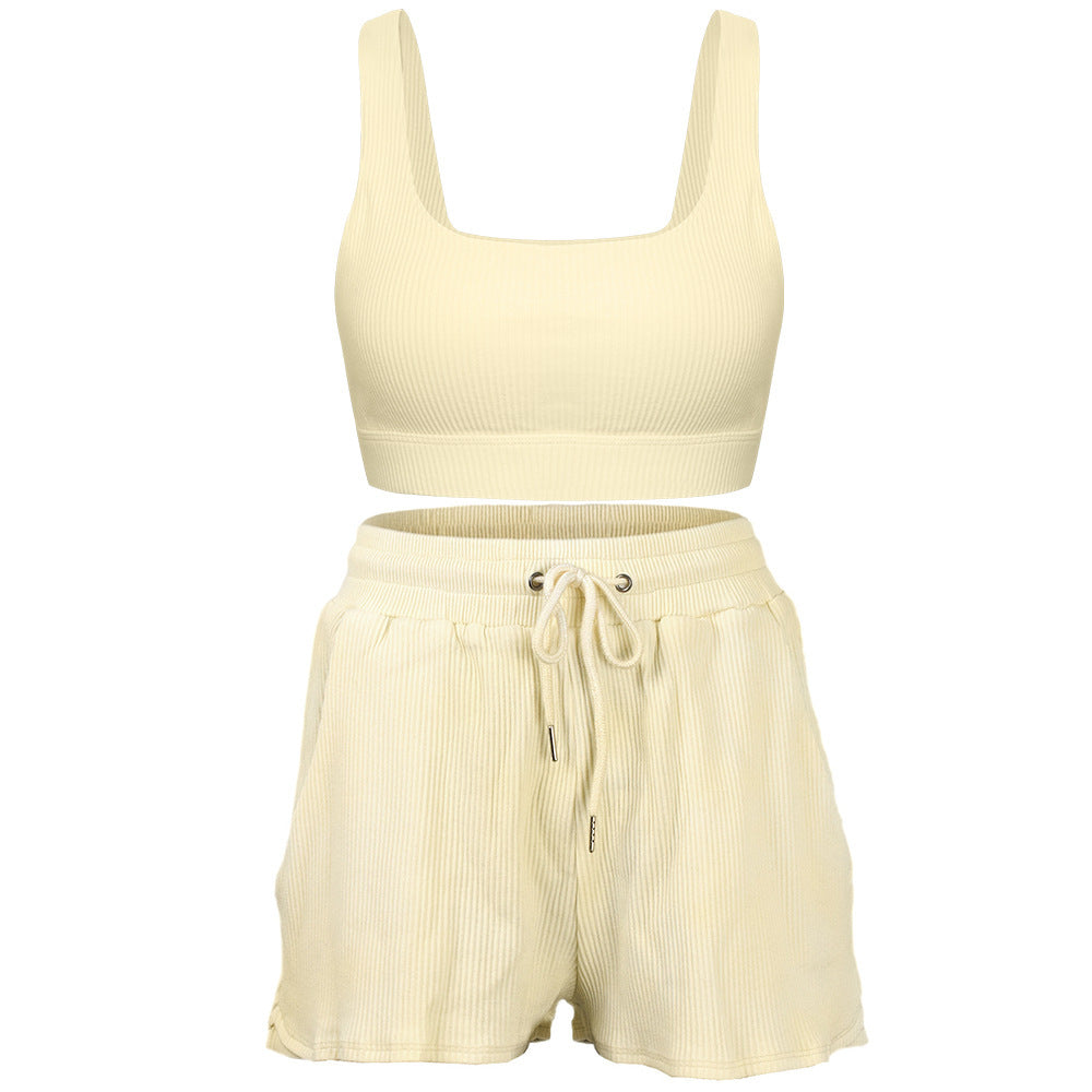 Loose Fit Yoga Outfit | Short Sleeve Gym Activewear