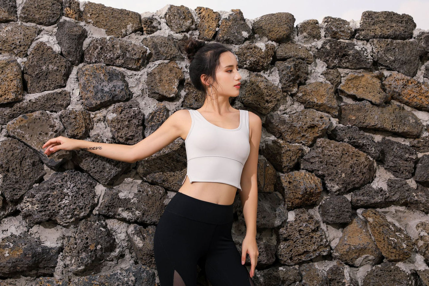 Sports Zipper Bra -High Impact Workout Bra