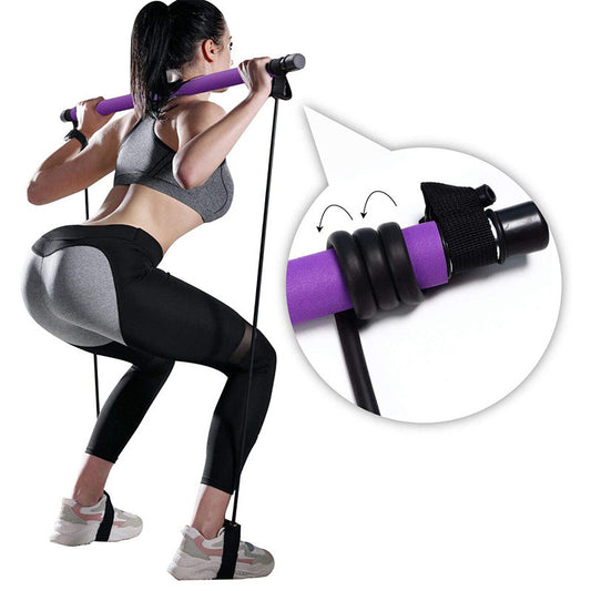 Pro Portable Pilates Bar Home Gym Set